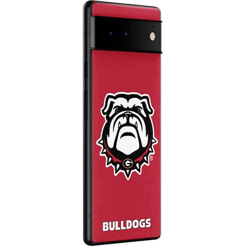 University of Georgia Bulldogs Logo Google Pixel 6 Pro Skin